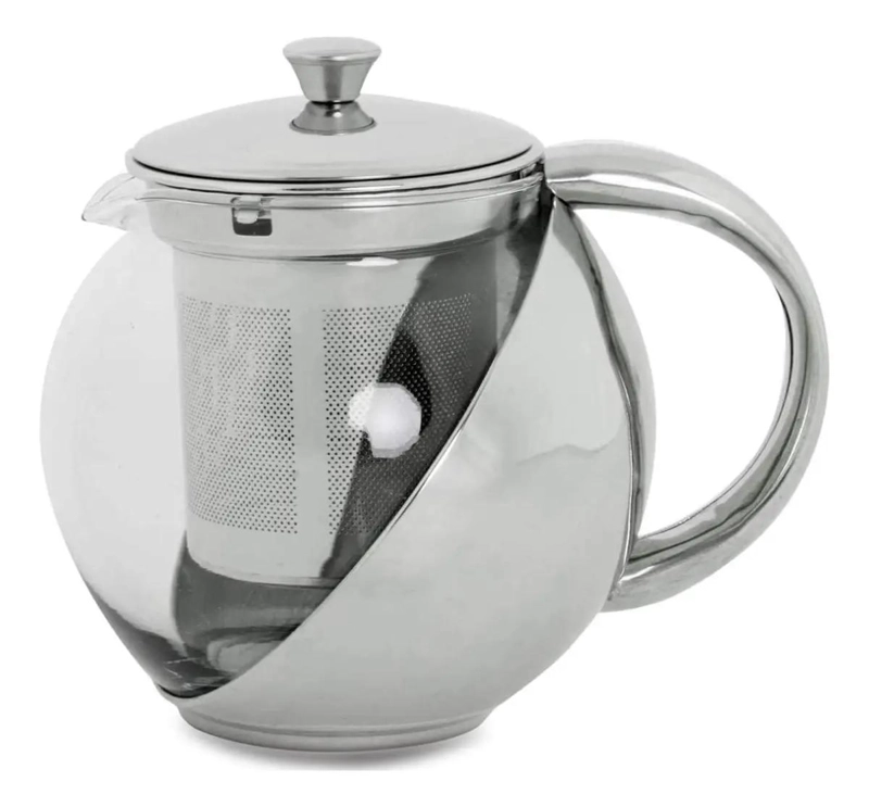 HERVIDOR INFUSOR DE VIDRIO DE 500 ML CON DISEÑO ELEGANTE - 3