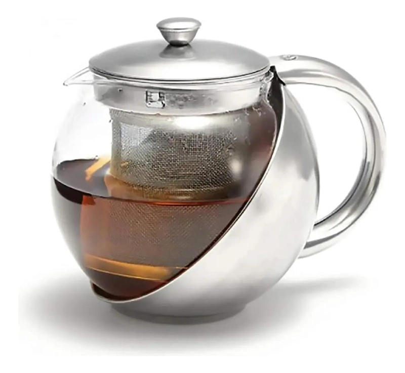 HERVIDOR INFUSOR DE VIDRIO DE 500 ML CON DISEÑO ELEGANTE - 4