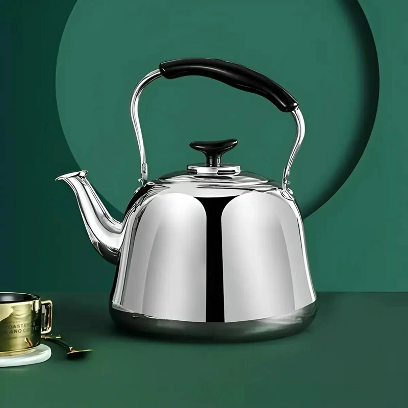 TETERA DE ACERO INOXIDABLE CON INFUSOR Y CAPACIDAD DE 2 LITROS - 10