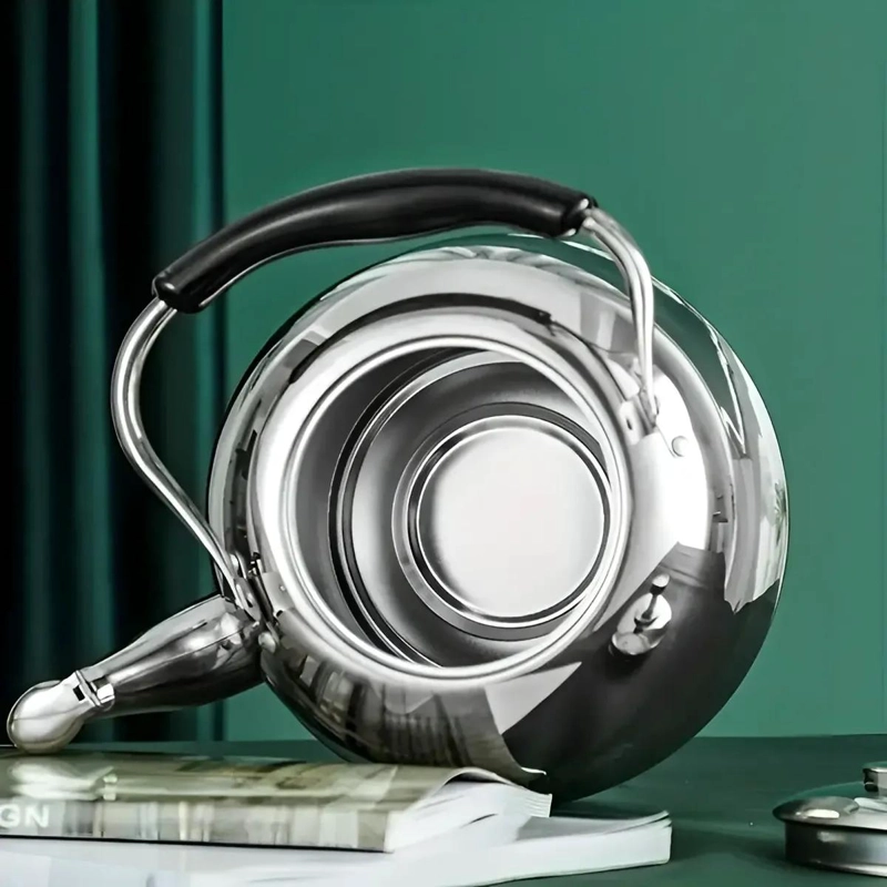 TETERA DE ACERO INOXIDABLE CON INFUSOR Y CAPACIDAD DE 2 LITROS - 6