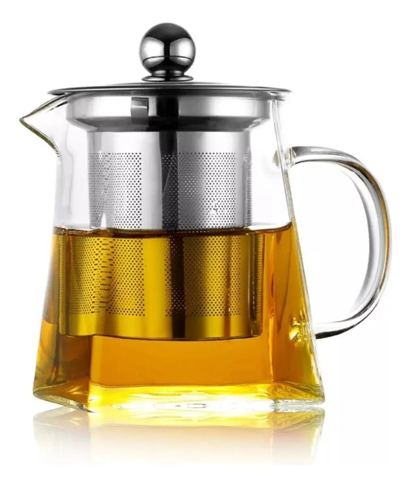 TETERA DE VIDRIO RESISTENTE AL FUEGO CON INFUSOR 950ML - 1