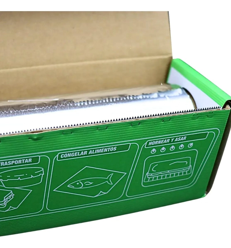 PAPEL ALUMINIO ROLLO 30 CM X 100 M PARA COCINA Y USO GENERAL - 5