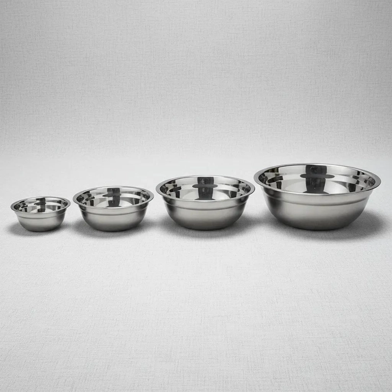 SET DE 6 BOWLS DE ACERO INOXIDABLE PARA COCINA Y REPOSTERIA - 4
