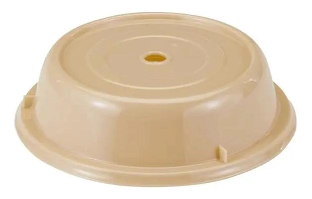 CUBREPLATOS DE POLICARBONATO BEIGE PARA MANTENER TEMPERATURA - 1