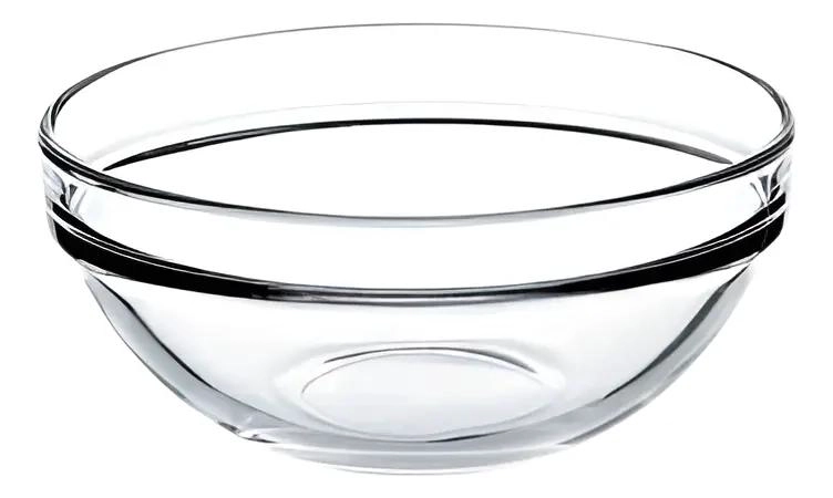SET DE 6 BOWLS DE VIDRIO TEMPLADO PARA SERVIR - 1
