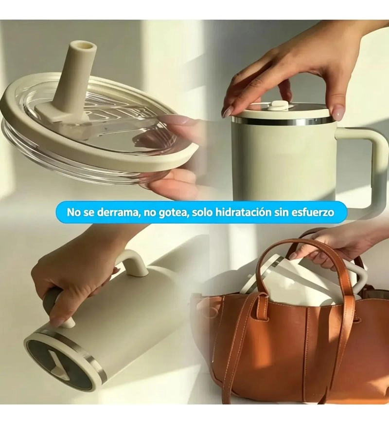 TAPA ANTIDERRAME Y BOMBILLA PARA VASO TE RMICO 40 OZ - 6