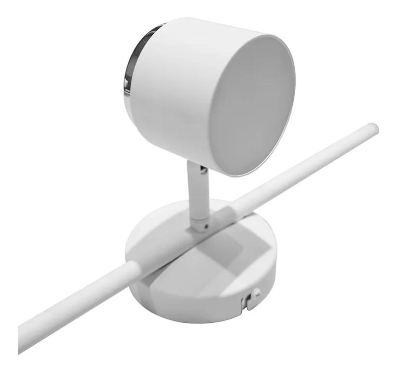 BARRA LED DE 3 LUCES EN METAL BLANCO PARA ILUMINACION INTERIOR - 2