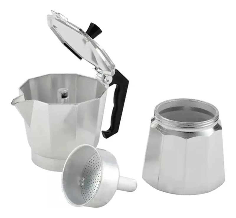 CAFETERA ITALIANA DE 9 TAZAS PARA PREPARAR CAFE - 2