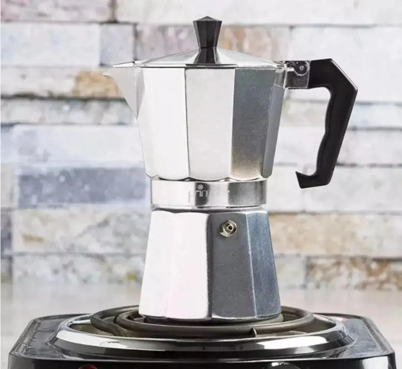 CAFETERA ITALIANA DE 9 TAZAS PARA PREPARAR CAFE - 4