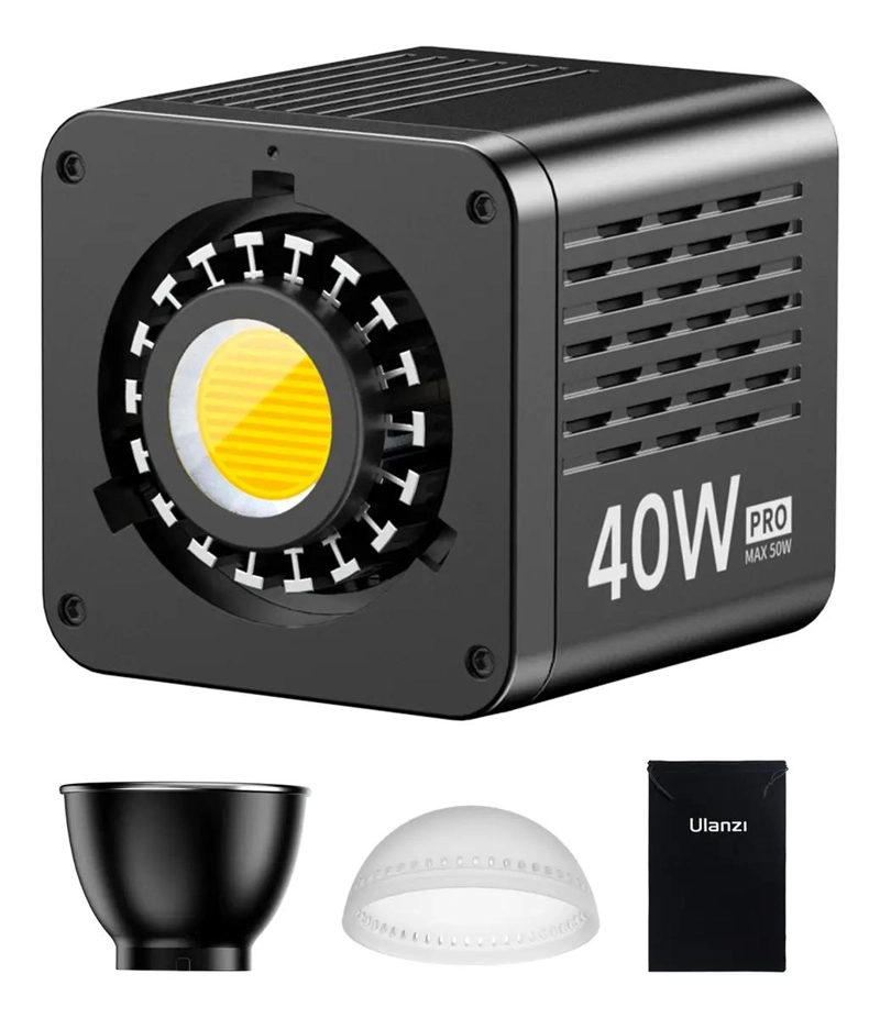 LAMPARA LED COB RGB PORTATIL CON ADAPTADOR DE 40W - 10