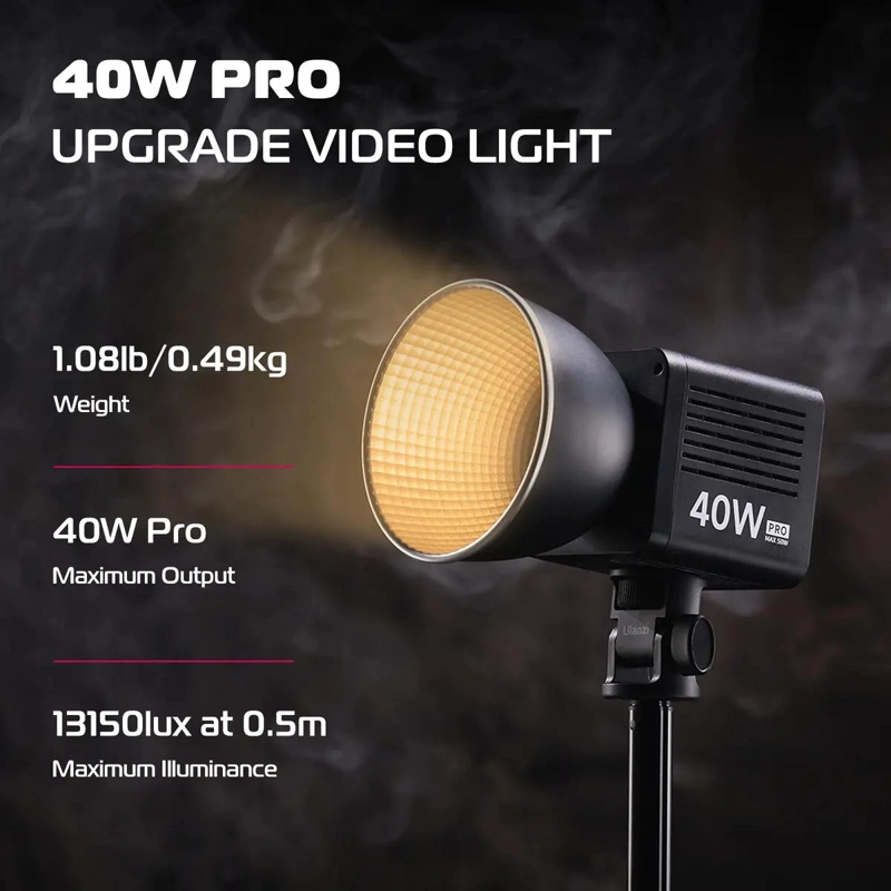 LAMPARA LED COB RGB PORTATIL CON ADAPTADOR DE 40W - 3