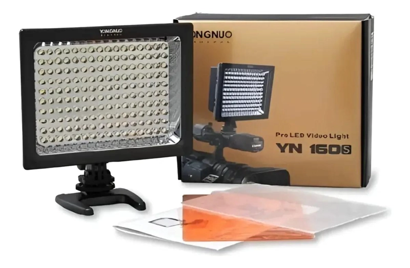 FOCO LED REGULABLE CON 160 EMISORES Y FILTROS DE LUZ - 1