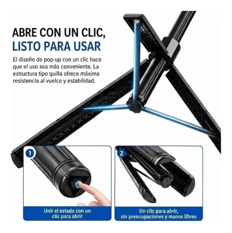 TRIPODE INTELIGENTE CON SEGUIMIENTO FACIAL 360° Y CONTROL REMOTO - 4