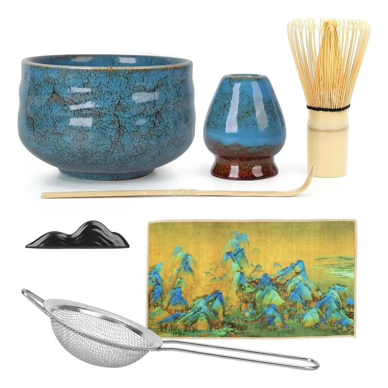 SET COMPLETO DE TE  MATCHA CON UTENSILIOS DE BAMBU - 1