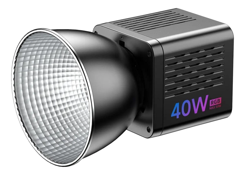 LUZ LED RGB ULANZI L024 CON ESTRUCTURA NEGRA Y MULTIPLES COLORES - 2