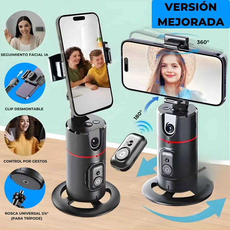 TRIPODE INTELIGENTE 360° PARA GRABACION DE VIDEOS - 3