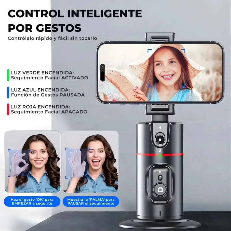 TRIPODE INTELIGENTE 360° PARA GRABACION DE VIDEOS - 4