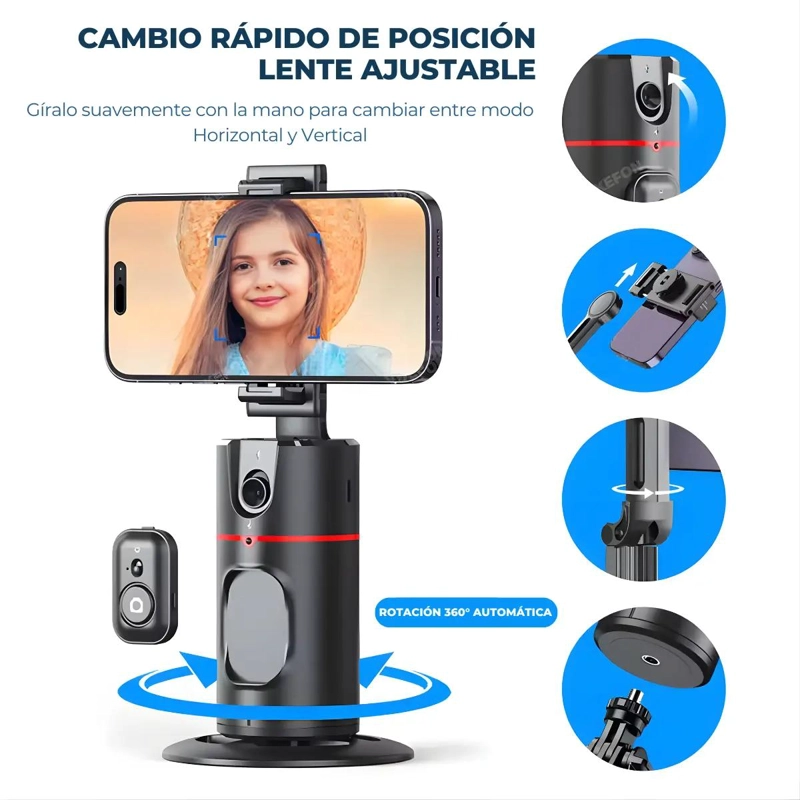TRIPODE INTELIGENTE 360° PARA GRABACION DE VIDEOS - 7