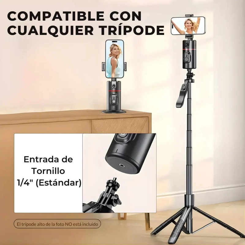 TRIPODE INTELIGENTE 360° PARA GRABACION DE VIDEOS - 8