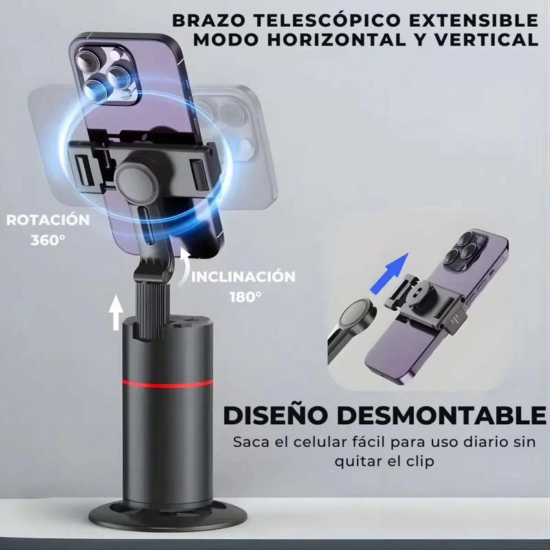 TRIPODE INTELIGENTE 360° PARA GRABACION DE VIDEOS - 9