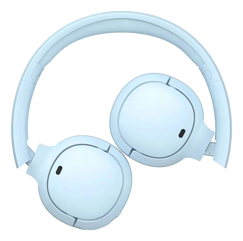 AUDIFONOS INALAMBRICOS WH500 CON BLUETOOTH Y MICROFONO CELESTE - 2
