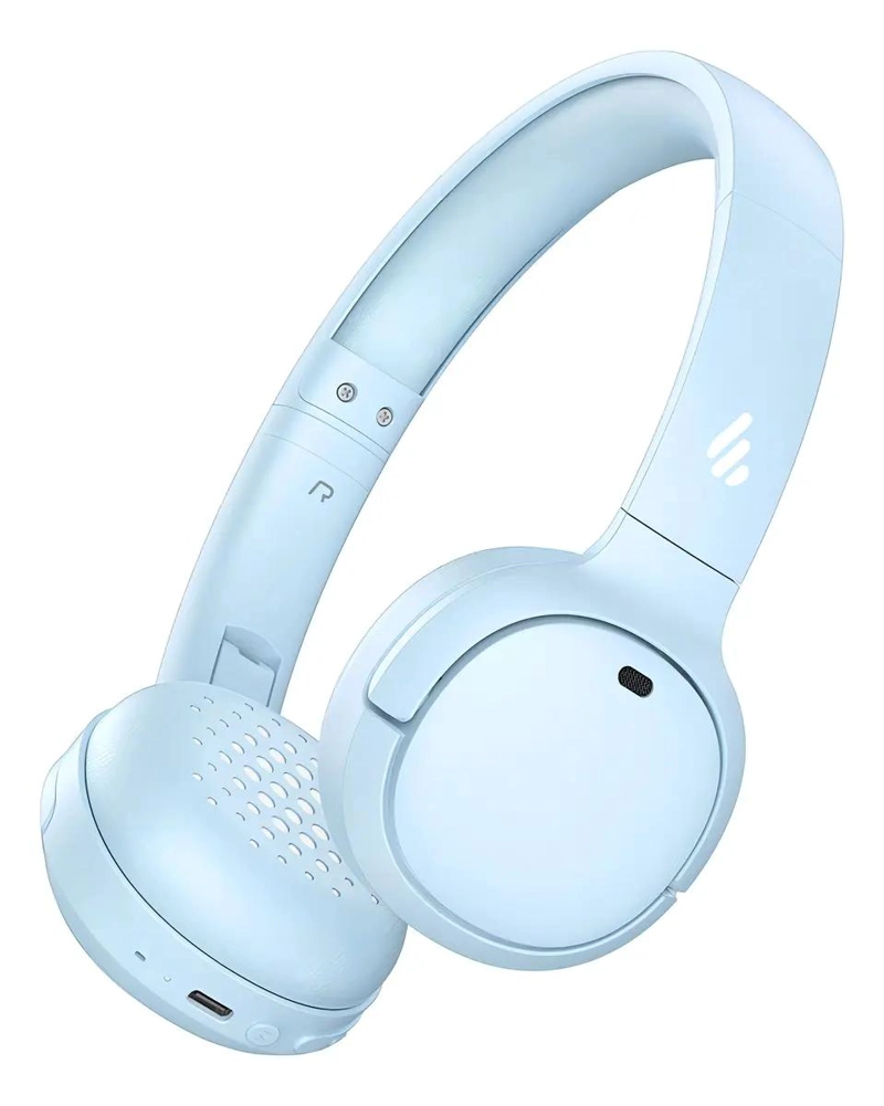 AUDIFONOS INALAMBRICOS WH500 CON BLUETOOTH Y MICROFONO CELESTE - 3