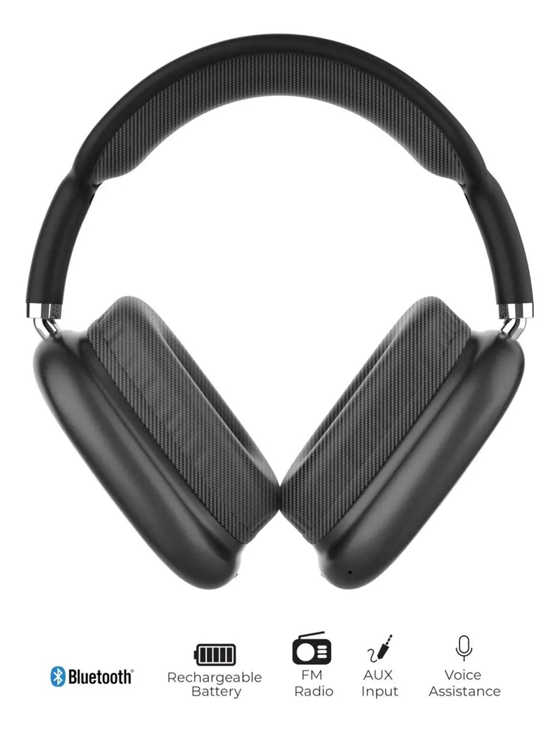 AURICULARES INALAMBRICOS BLUETOOTH CON RADIO FM Y MICROFONO - 2