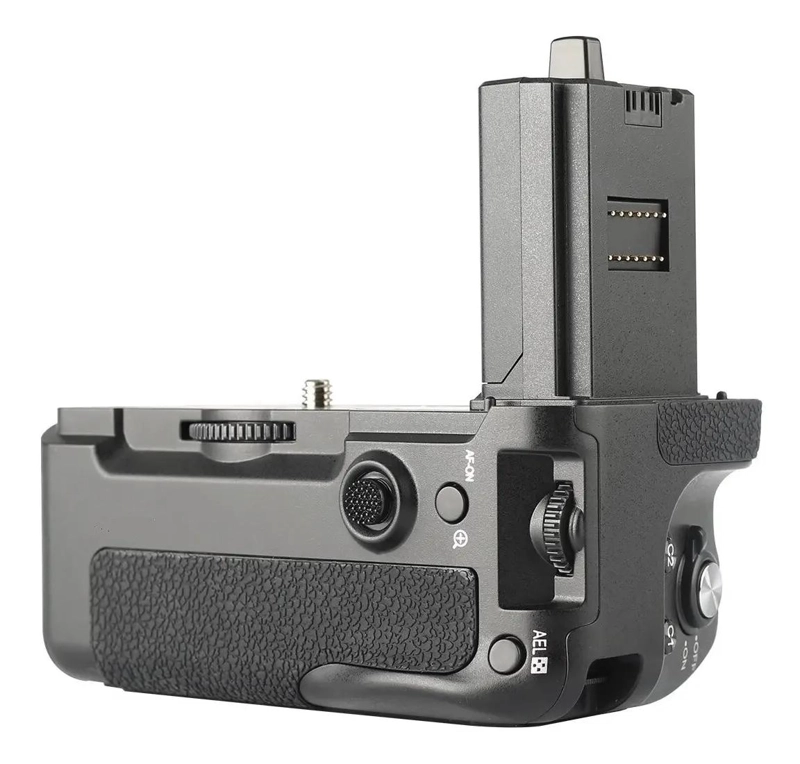EMPUÑADURA VERTICAL COMPATIBLE PARA CAMARAS SONY A7IV Y A9II - 1