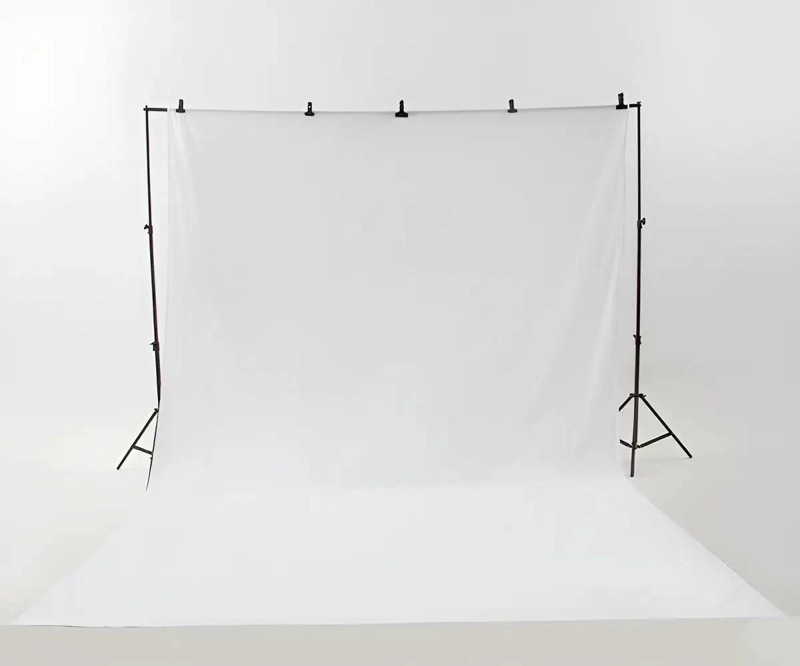 FONDO DE TELA PARA FOTOGRAFIA 2X3 METROS COLOR BLANCO - 1
