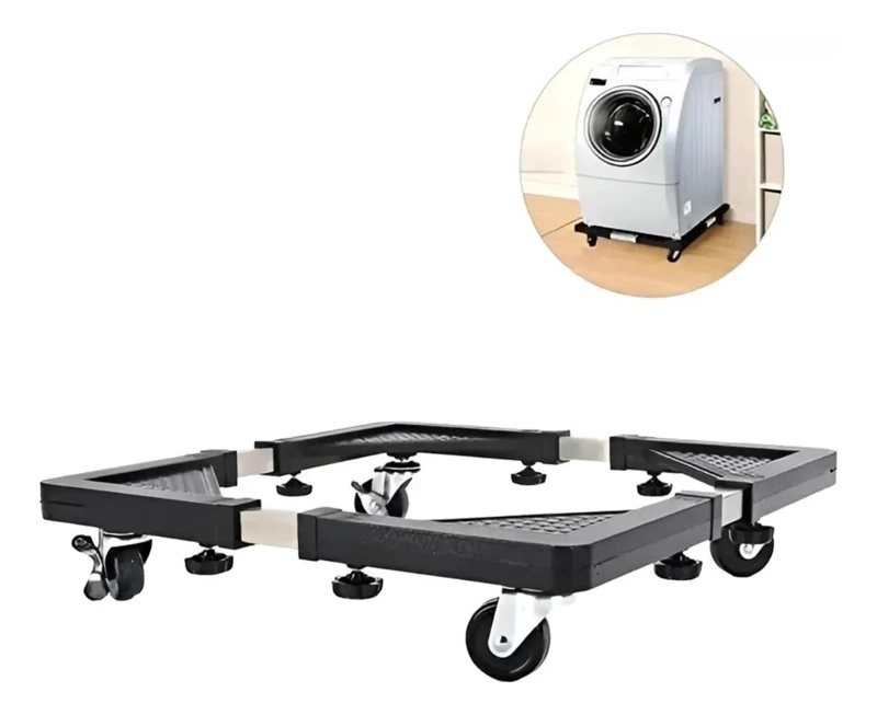 BASE AJUSTABLE PARA LAVADORA Y REFRIGERADOR CON RUEDAS - 3