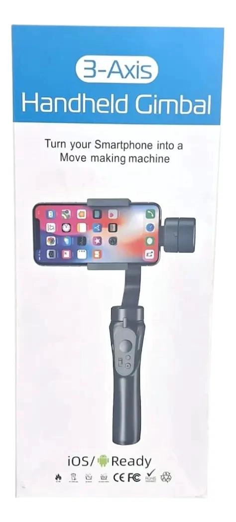 ESTABILIZADOR PORTATIL PARA TELE FONOS INTELIGENTES CON 3 EJES - 7