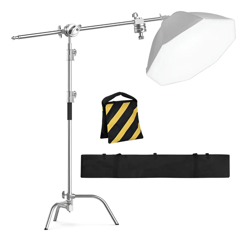 TRIPODE C-STAND DE 3,3 METROS PARA FOTOGRAFIA Y VIDEO - 1