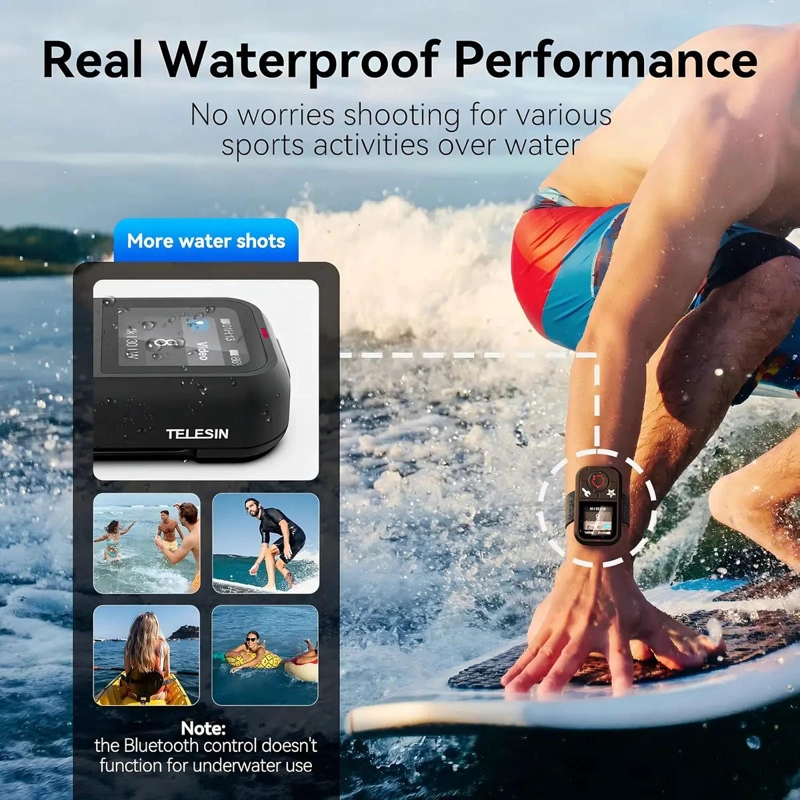 CONTROL REMOTO INTELIGENTE PARA CAMARAS GOPRO CON PANTALLA HD - 6