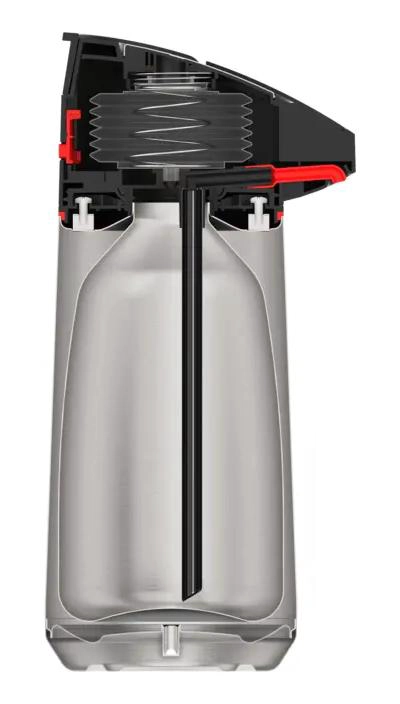 TERMO SIFON ACERO INOXIDABLE 1,2 L DISEÑO MODERNO - 6