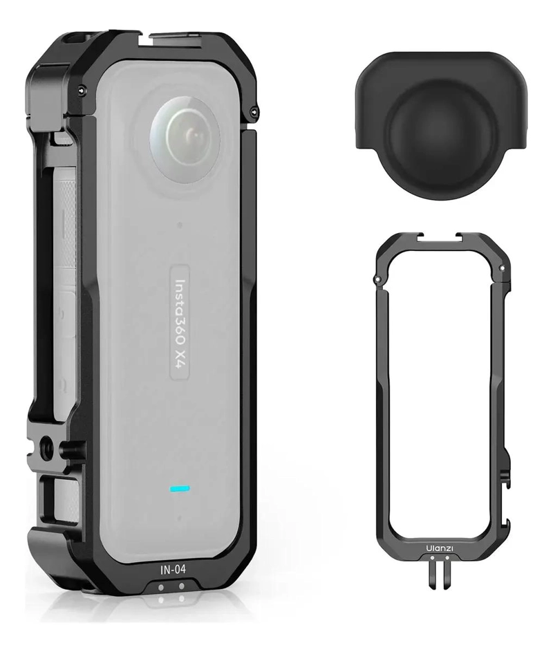 CARCASA METALICA PARA CAMARA DE ACCION INSTA360 X4 - 5