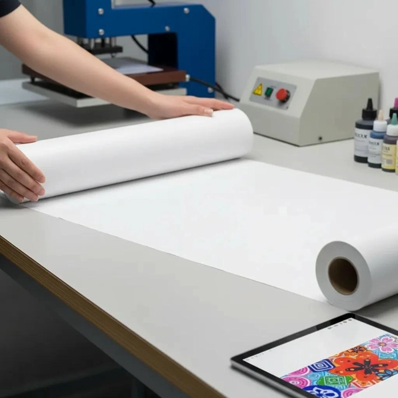ROLLO DE PAPEL DE SUBLIMACION PREMIUM 0.30 M X 100 M - 2