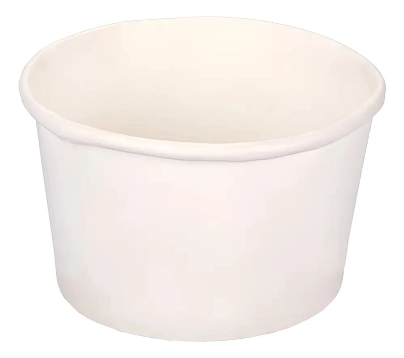 POTE ECOLOGICO BLANCO DE POLI PAPEL PARA HELADOS 4OZ - 2