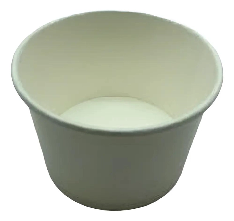POTE ECOLOGICO BLANCO DE POLI PAPEL PARA HELADOS 4OZ - 3