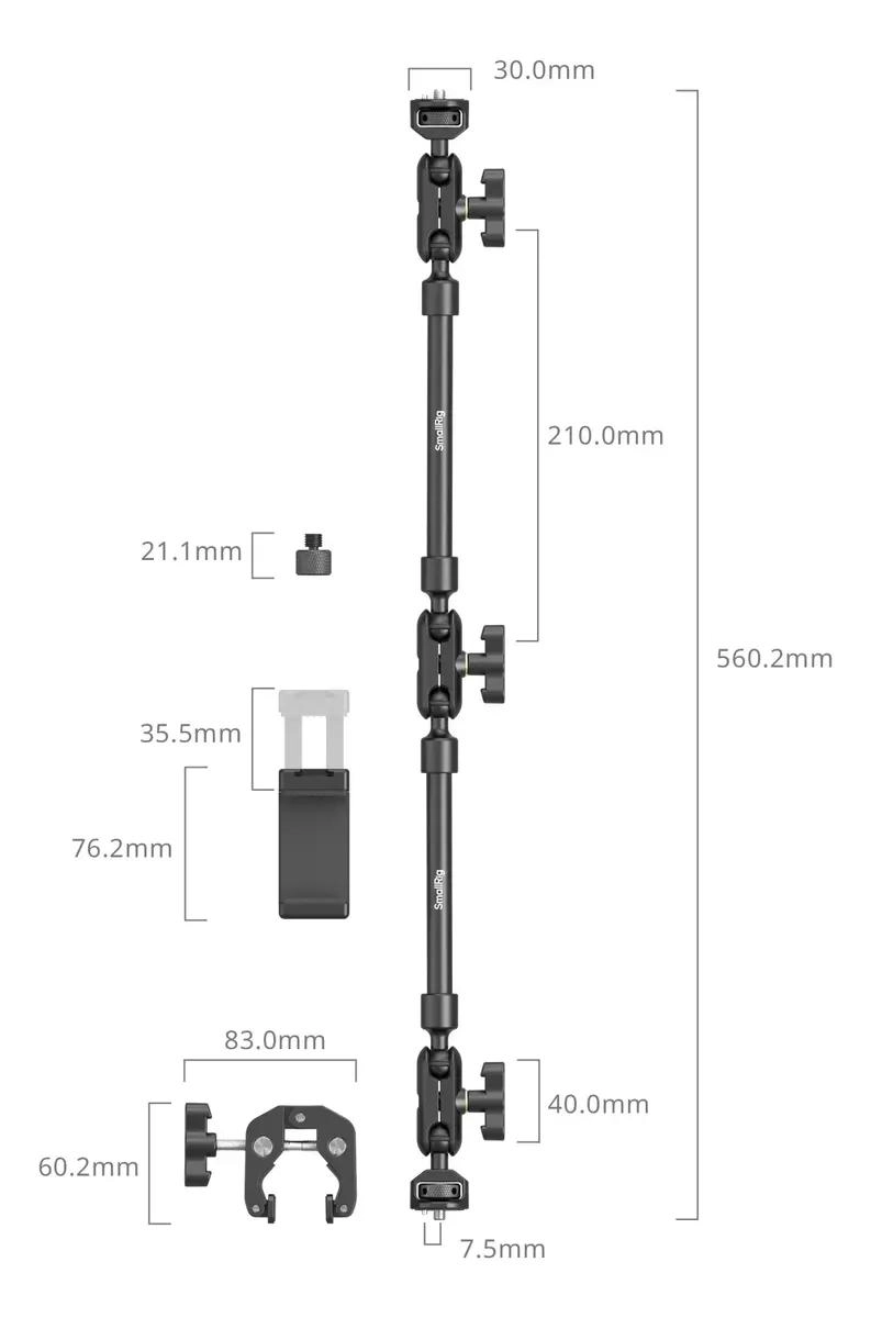BRAZO MAGICO AJUSTABLE PARA GRABACION DE DISPOSITIVOS LIGEROS - 1
