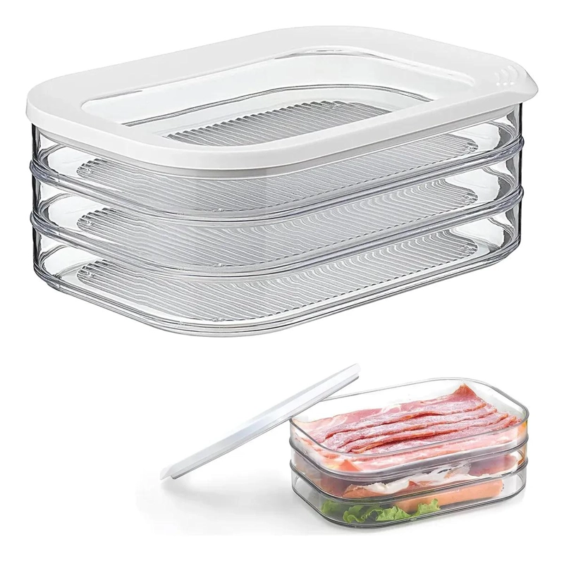 RECIPIENTES APILABLES TRIPLE CAPA PARA ALIMENTOS REFRIGERADOS - 1