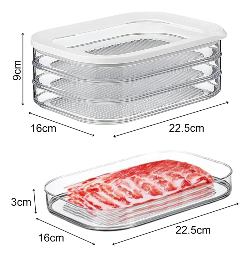 RECIPIENTES APILABLES TRIPLE CAPA PARA ALIMENTOS REFRIGERADOS - 4