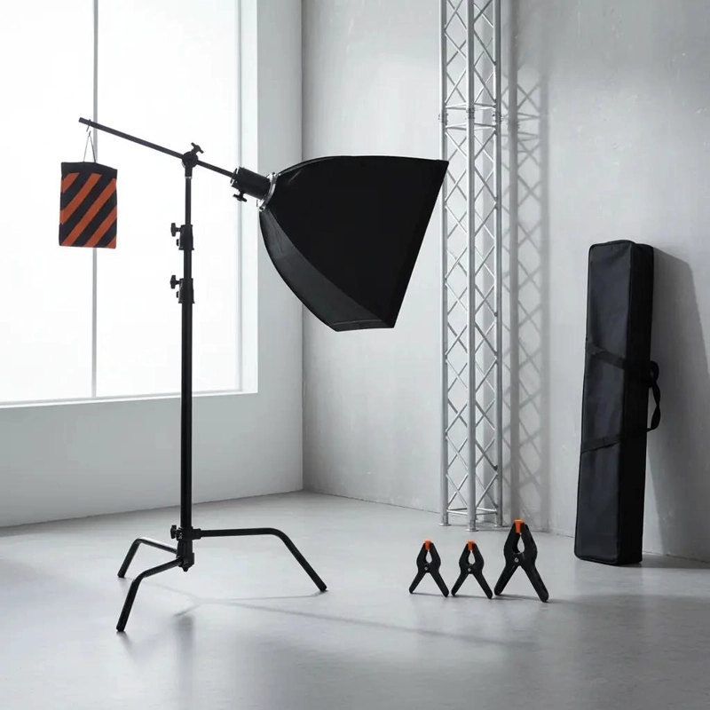 SOPORTE TRIPODE C-STAND DE ALTA RESISTENCIA PARA FOTOGRAFIA - 1