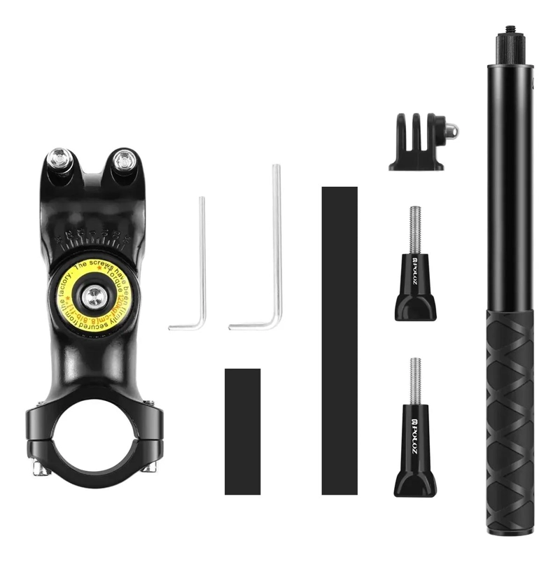 KIT SOPORTE PARA MOTO Y BASTON SELFIE PARA CAMARAS - 8