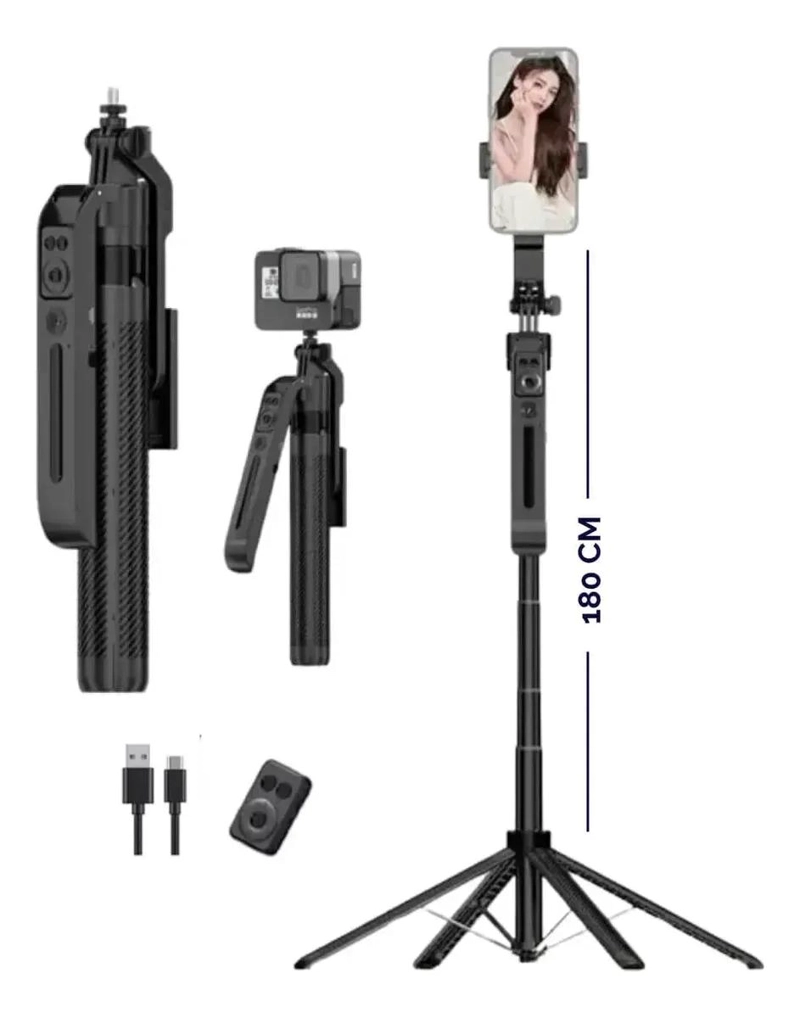 TRIPODE INTELIGENTE CON SEGUIMIENTO AUTOMATICO 360° DE 1.8M - 5