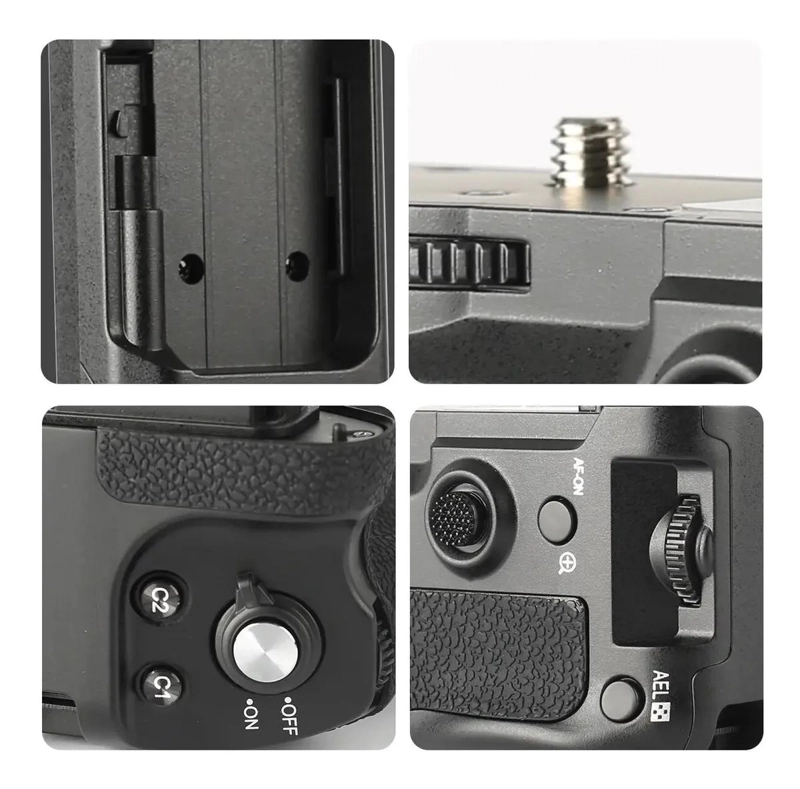EMPUÑADURA VERTICAL CON BATERIA PARA CAMARAS SONY A7IV A7RIV A9II - 2