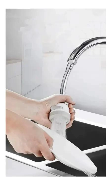 DIFUSOR FLEXIBLE PARA GRIFO DE AHORRO DE AGUA EN COCINA - 2