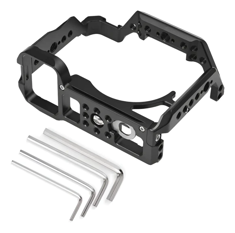 JAULA METALICA PARA CAMARA SONY A7IV CON DISEÑO ERGONOMICO - 1