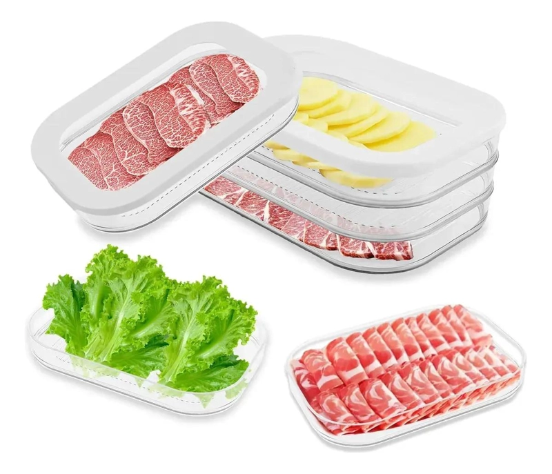 CONTENEDOR DE ALIMENTOS APILABLE Y A PRUEBA DE FUGAS - 2