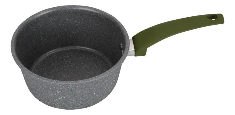 OLLA ANTIADHERENTE CON ACABADO GRANITO DE 18 CM PARA COCINA - 2