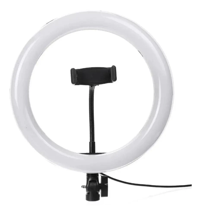 ANILLO DE LUZ LED REGULABLE CON TRIPODE AJUSTABLE DE 30 CM - 2